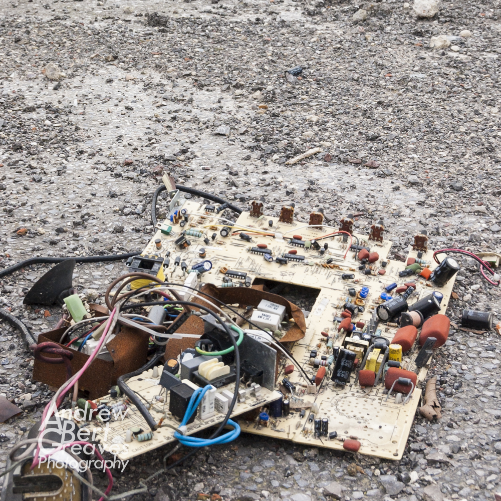 broken computer parts