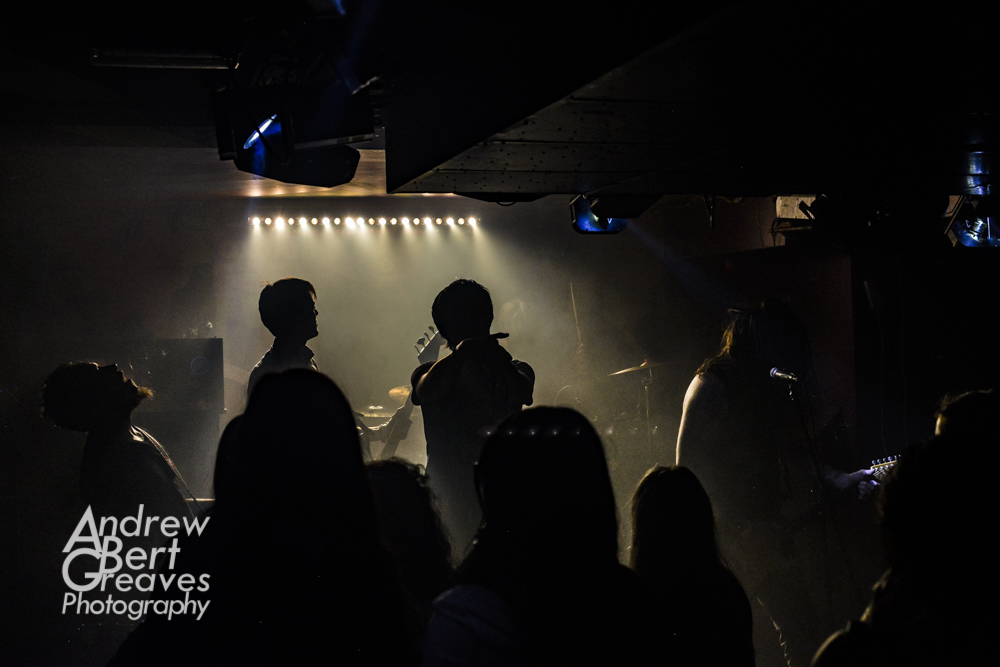 silhouette of a band & the audience
